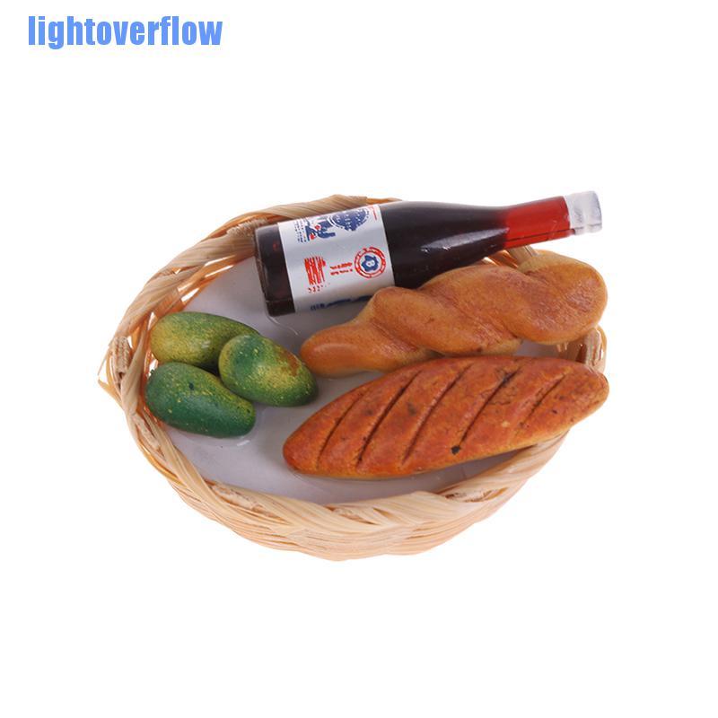 Rổ Bánh Mì Mini Tỉ Lệ 1: 12 Trang Trí Nhà Búp Bê