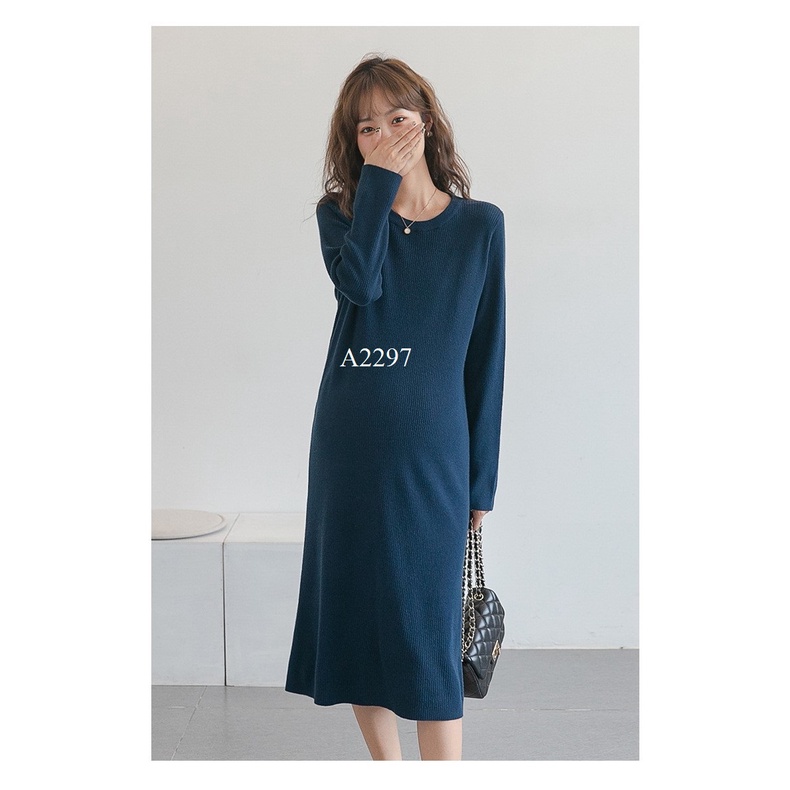 Váy Bầu Đầm Bầu LEN A2297 Chất Đẹp