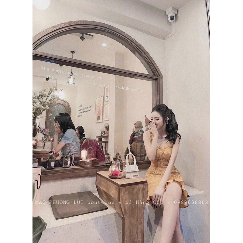 VÁY BODY CHẠY CHỈ CHUN 2 DÂY PHA BÈO | BigBuy360 - bigbuy360.vn