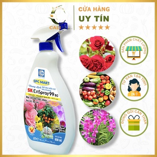 Chai Pha Sẵn Trừ Sâu Hữu Cơ Sinh Học Dầu Khoáng SK ENSPRAY 650ml An Toàn Cho Môi Trường