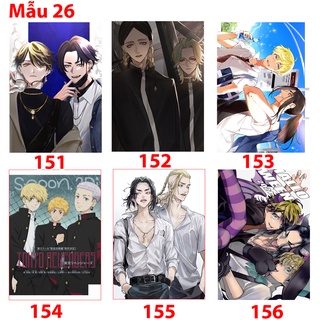 Poster/ tranh dán tường, áp phích anime Tokyo Revengers (kích thước A4)