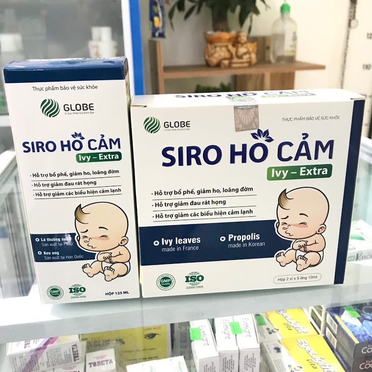 ✅ Siro ho cảm Ivy Extra siro cảm cúm cho bé, người lớn giúp bổ phế giảm ho khan viêm họng rát họng