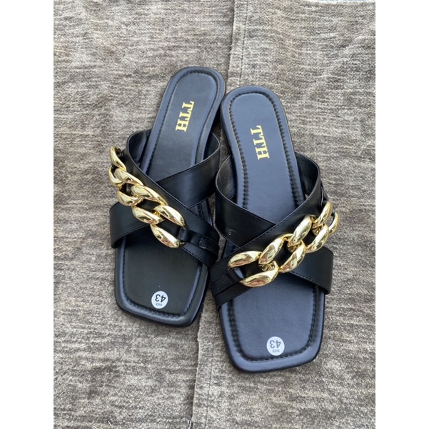 Dép quai chéo có khóa nhiều màu chất da mang êm chân phong cách thời trang trẻ trung năng động bigsize - TTH_SHOES