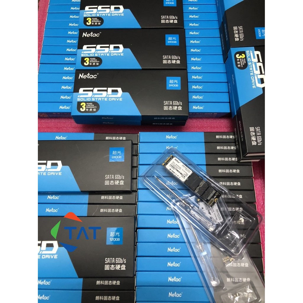 [Mã 44ELSALE2 giảm 7% đơn 300K] Ổ Cứng SSD Netac 120GB M.2 2280 SATA N535N - Mới Bảo hành 36 tháng 1 đổi 1