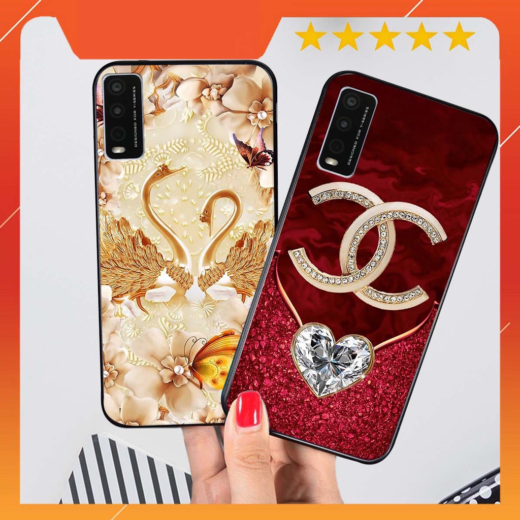 Ốp lưng Vivo Y20 in hình hoa xinh xắn, hiện đại , thời trang ,phong cách