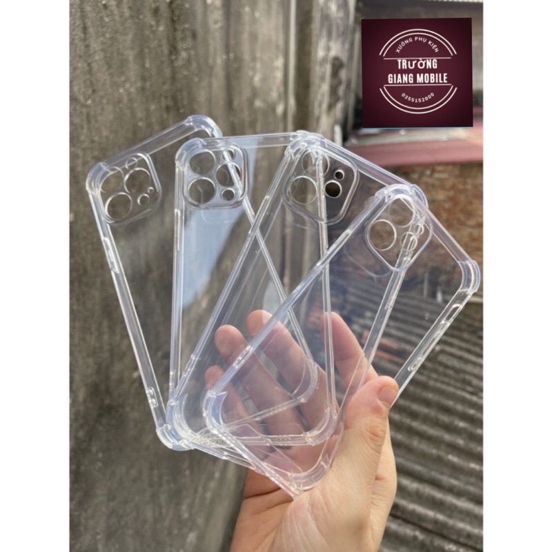 Ốp lưng chống sốc 6/6s/6+/6s+/7/8/7+/8+/X/XR/11/11PRO/11PROMAX/12/12/PRO/12PROMAX/13PROMAX dẻo silicon