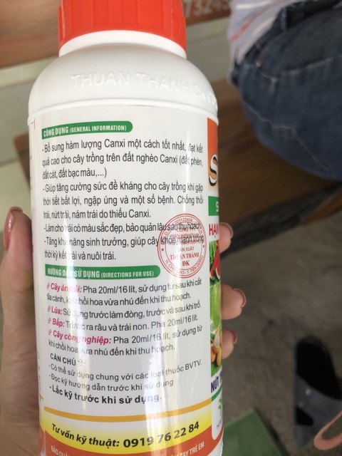 Phân bón lá Siêu Canxi Bo