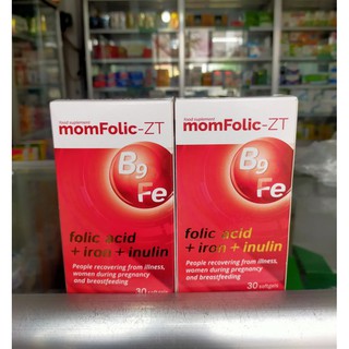 Sắt Mom Folic _ZT_ bổ sung sắt, acid folic cho phụ nữ trước sinh, phụ nữ mang thai và sau sinh.