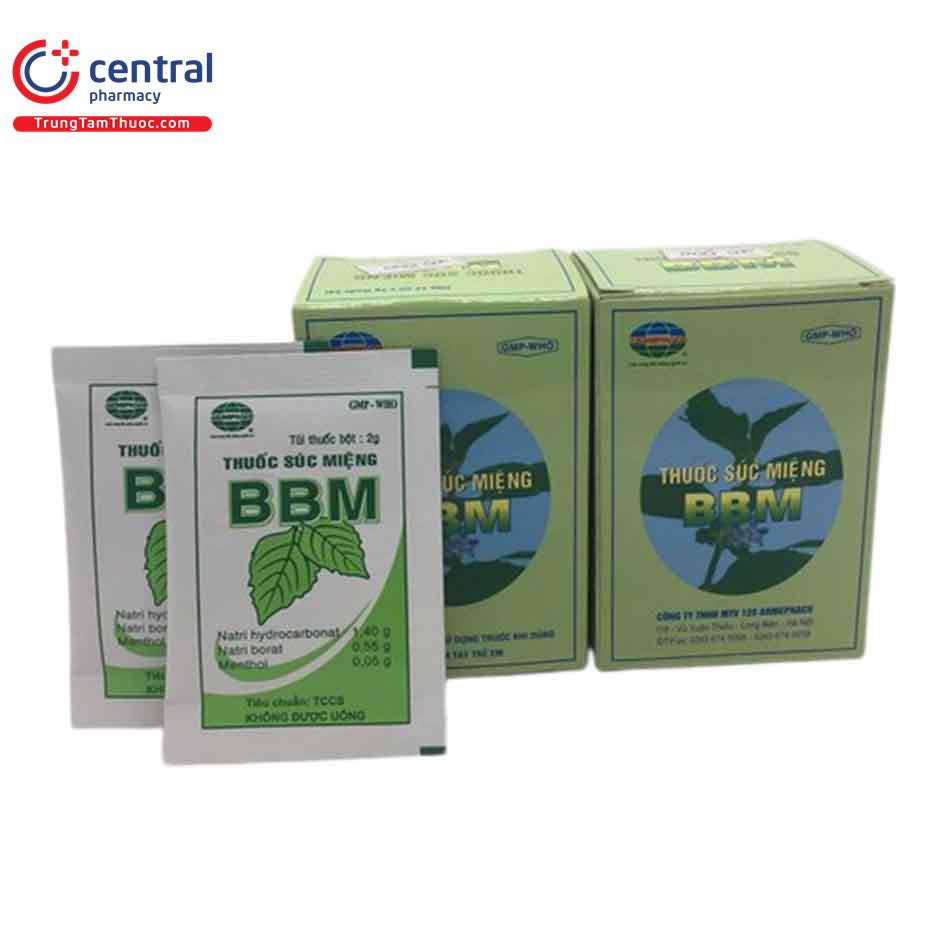 ✅Bột súc miệng BBM Hộp 12 gói