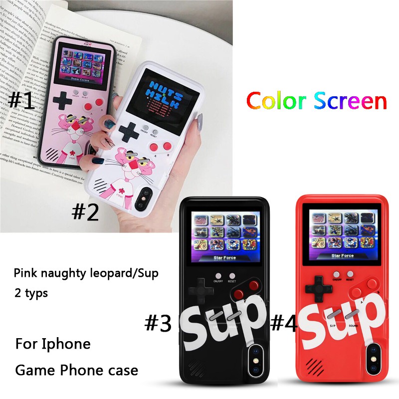 Ốp điện thoại cứng kiêm máy chơi game Super Marios cổ điển cho iPhone 6/6s 6plus/6splus 7/8 7plus/8plus X/XS XR XsMax 11 pro max