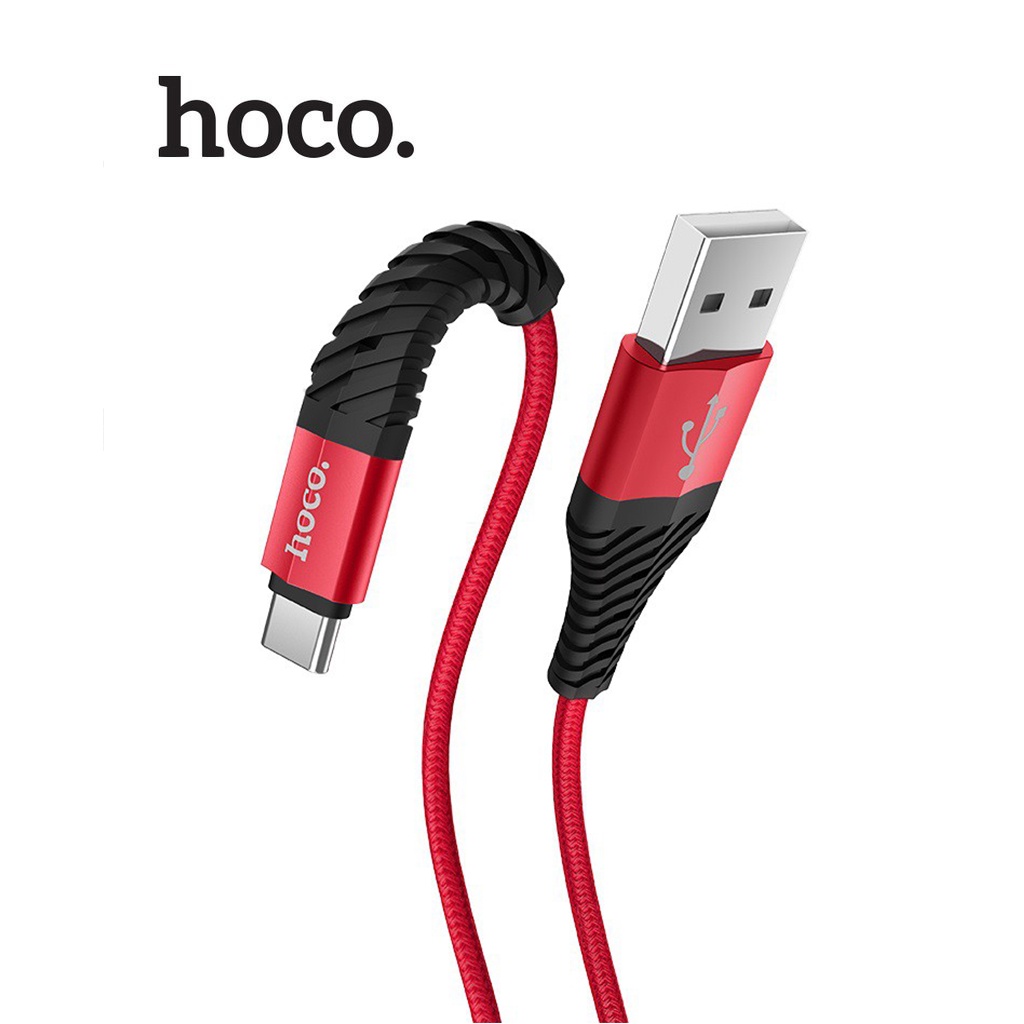 Cáp sạc 3A hoco. X38 Type-C dây dù cao cấp dài 1M cho Android