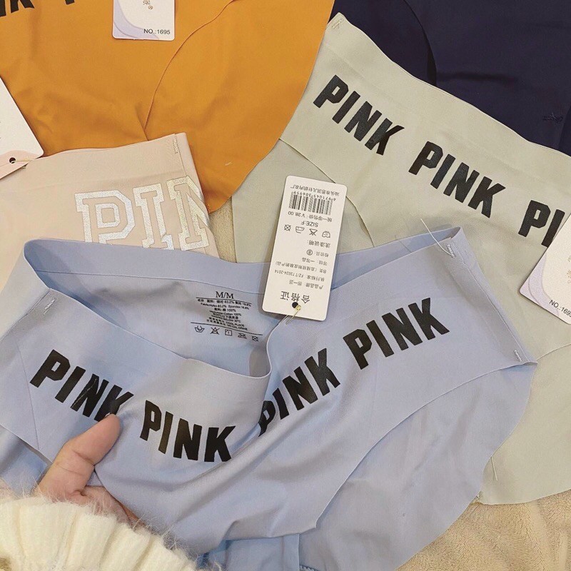 Quần Lót Su Đúc Cạp Pink Quyến Rũ Không Viền, Chống Hằn