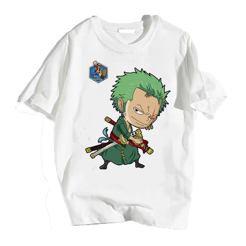 Áo thun Cotton Zoro nhí Chibi