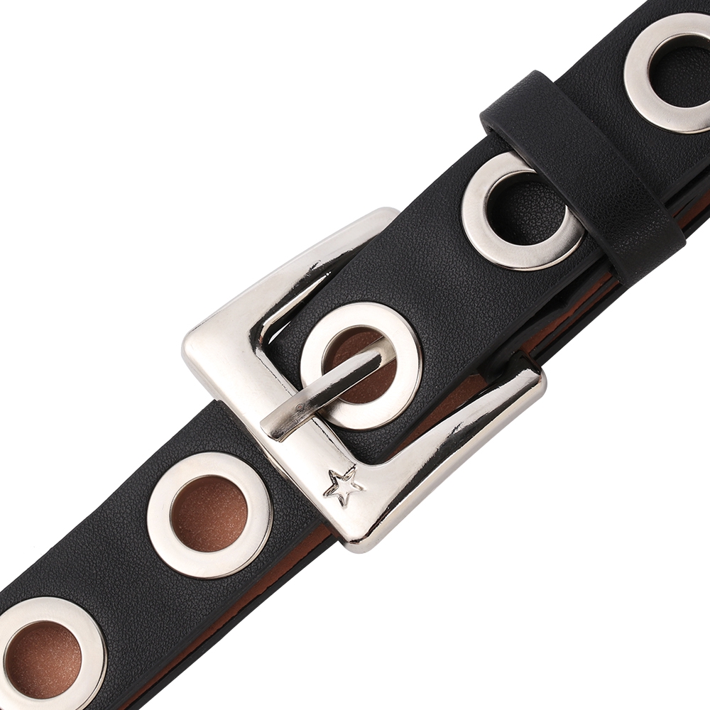 Thắt Lưng Kim Loại Phối Tua Rua Phong Cách Punk Rock