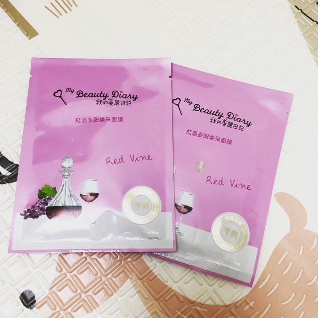 Mặt nạ My Beauty Diary Red Vine