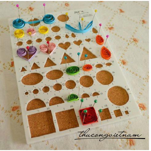 Bộ nguyên liệu dụng cụ làm Quilling 19 món