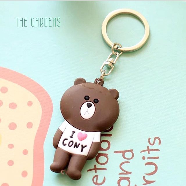Móc khoá gấu Brown 