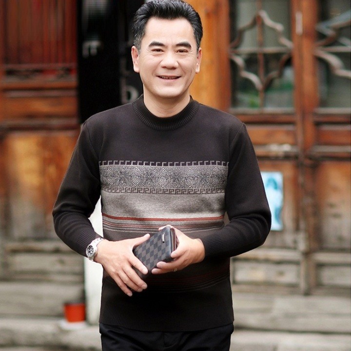 ÁO LEN TRUNG NIÊN-áo len nam -dài tay