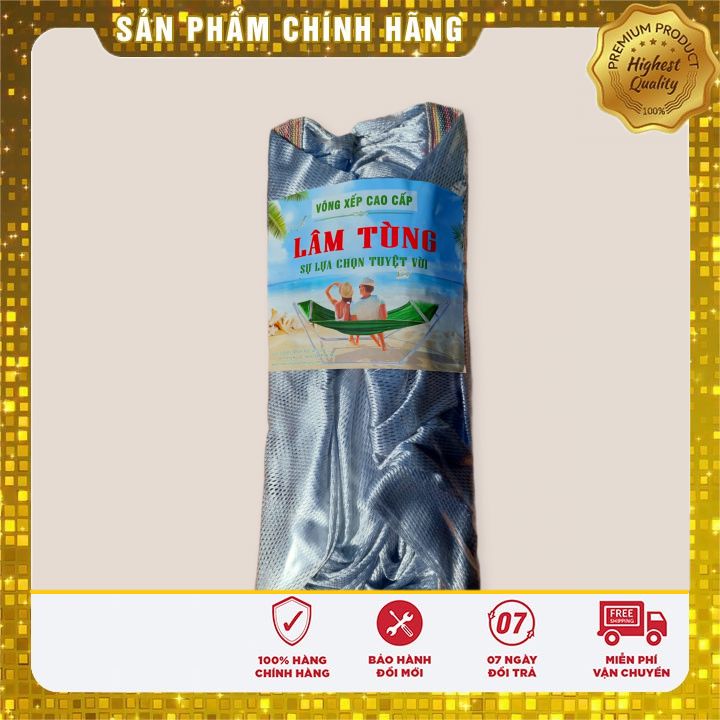 Võng lưới đại VIPcán thép  60cm Lâm Tùng xuất khẩu, lưới võng 2 lớp,DÀNH CHO KHUNG VÕNG ĐẠI 250-260cm, siêu to,siêu dày