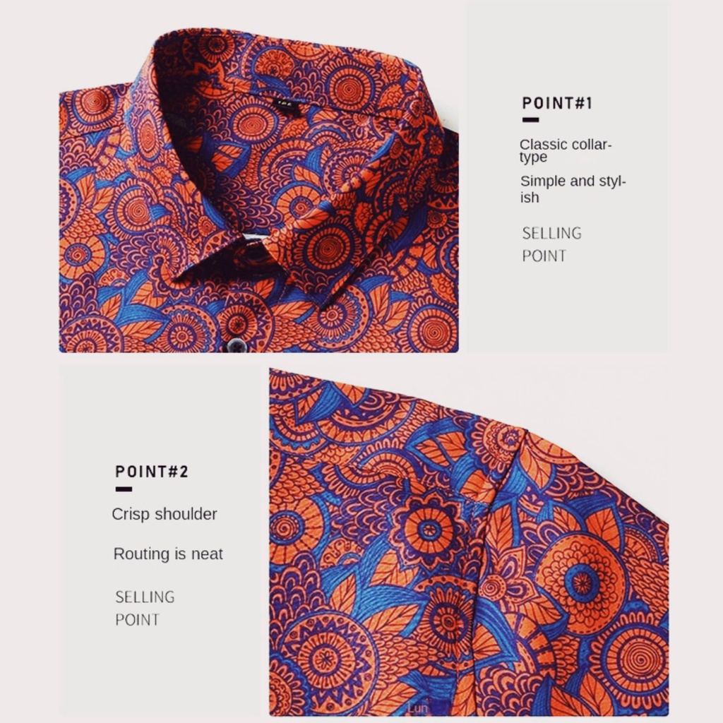 Áo Sơ Mi Nam Dài Tay Dáng Rộng Cỡ Lớn 60-175KG