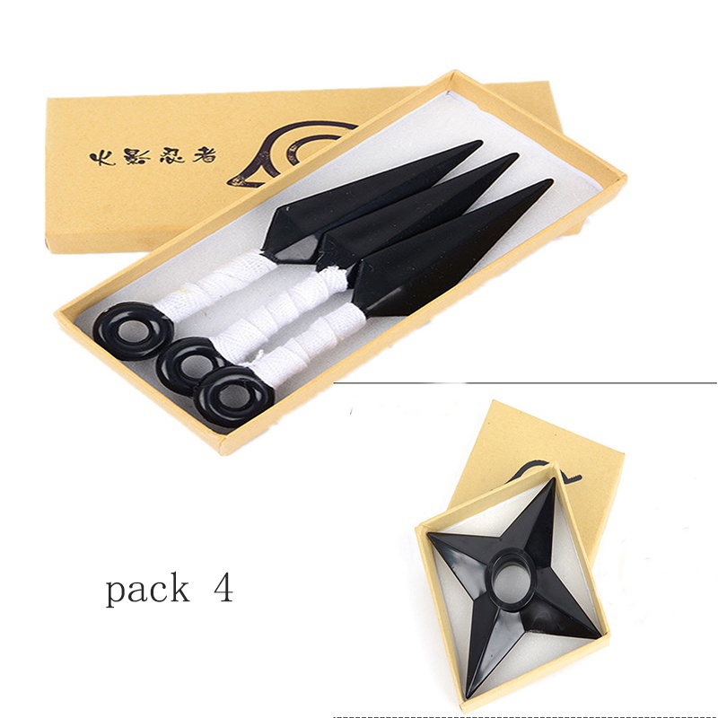 【COD】Anime Naruto Kunai Shuriken Cosplay Props Plastic Ninja Weapon darts Cosplay Accessories *