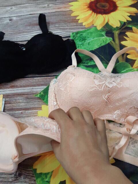 Siêu phẩm mẫu áo ren quây ,che ngực độn dày 3,5cm mặc siêu yêu nha c/e