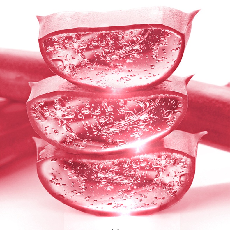Gel dưỡng ẩm lô hội màu hồng 92% -100% thành phần lô hội, giúp da không bị khô và bong tróc hiệu quả