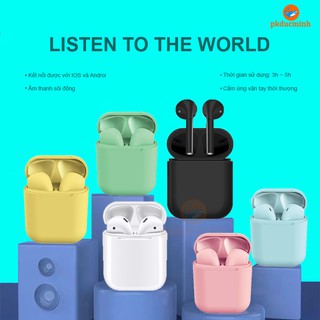 Tai nghe inpods i12 TWS cảm biến vân tay, tai nghe bluetooth, tai nghe không dây