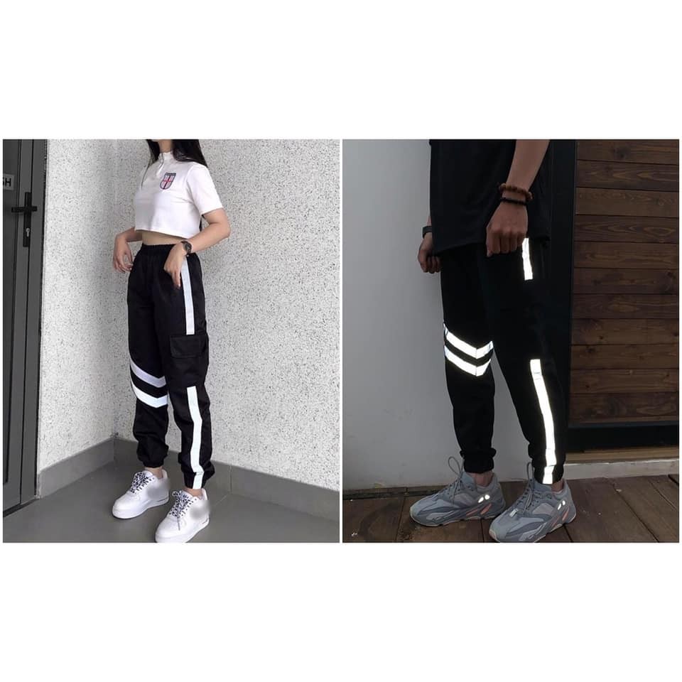 Quần Jogger phản quang túi hộp Unisex cực chất