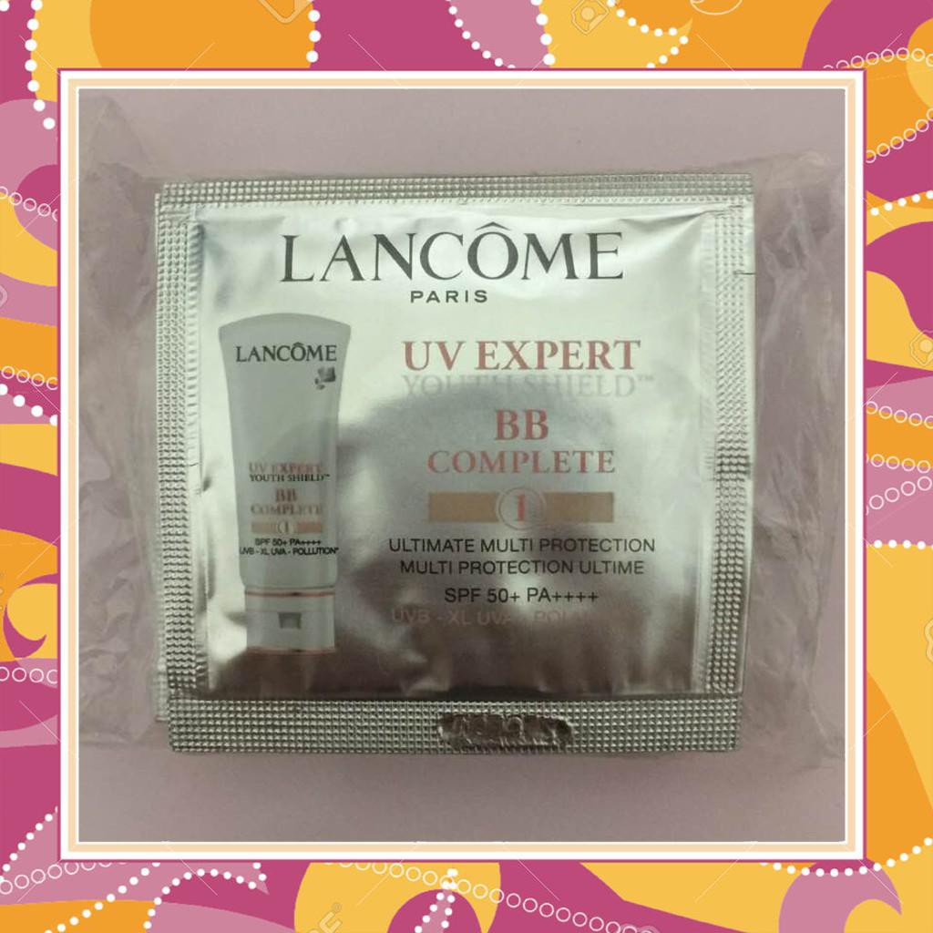 Kem chống nắng Lancome UV Expert Aqua Gel - BB Complete SPF 50 sample 1ml