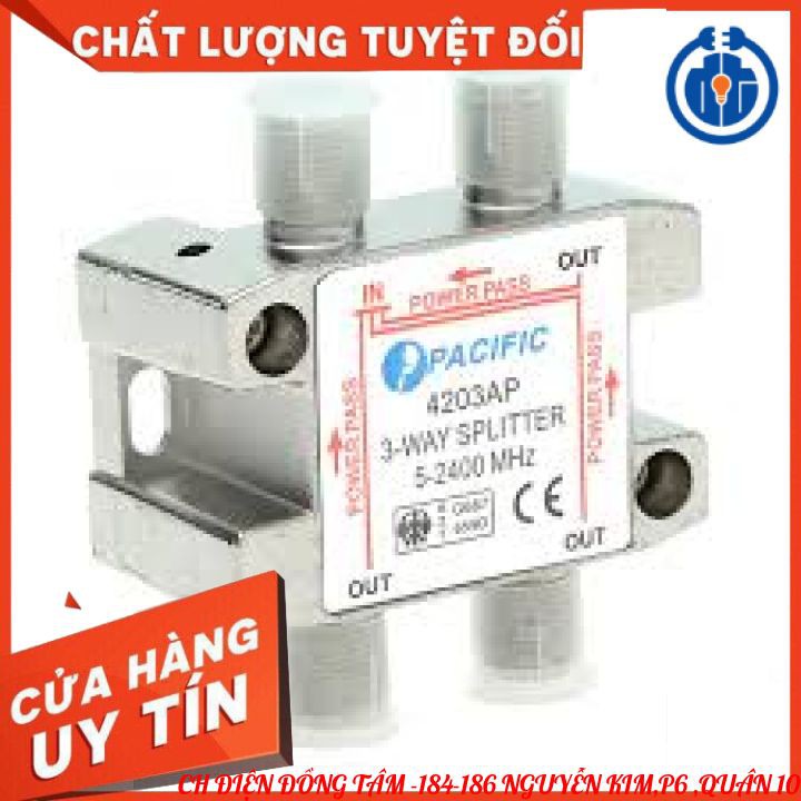 Bộ chia truyền hình cáp ,Chia TiVi ,chia tín hiệu PACIFIC  (Ra 1 đến 8)