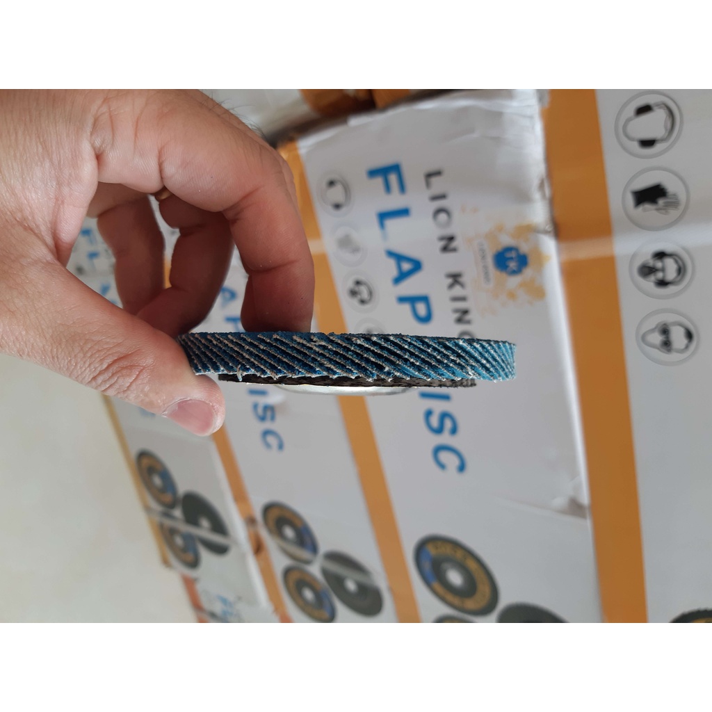 NHÁM XẾP XANH LIONKING #40, #60, #80 ĐẾ INOX 75