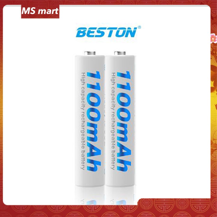 COMBO 4 Pin sạc AA/AAA Beston Chính Hãng