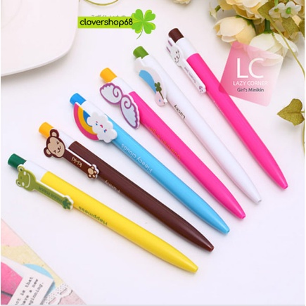 Bút bi hoạt hình viết mực xanh🍀 Clovershop68 🍀
