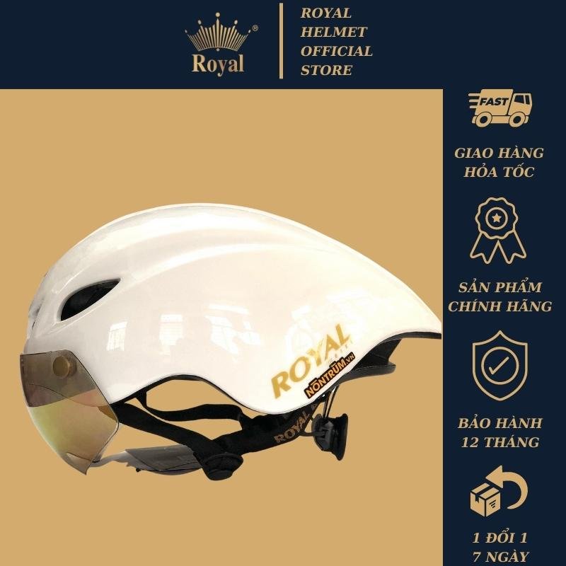 Mũ xe đạp Royal MD16 đuôi nhọn chính hãng giống poc 01, bảo hành 12 tháng, freeship