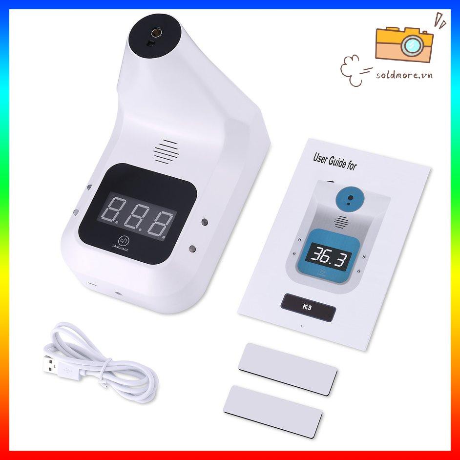 [SOE] Thermometer Practical Wall-mounted Non-contact Infrared Automatic Thermometer