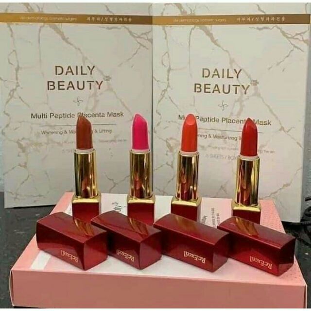 Son lì LIPSTICK chiết xuất từ thiên nhiên không chì, chống thâm môi, 3,5g R&B nhập khẩu chính hãng hàn quốc