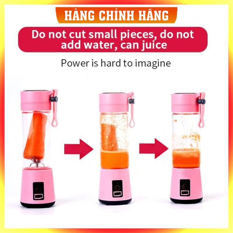 [Cam Kết Loại 1] Máy xay sinh tố cầm tay cup 38 mini dạng cốc say ép hoa quả trái cây sạc pin usb tích điện