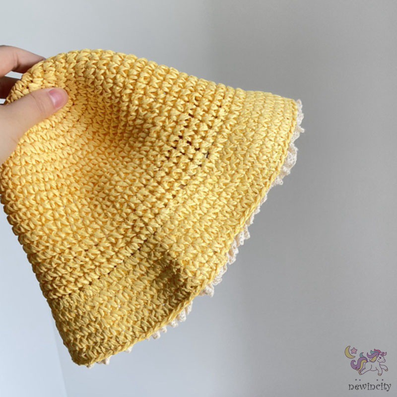 Mũ cói chống nắng thời trang hè cho bé