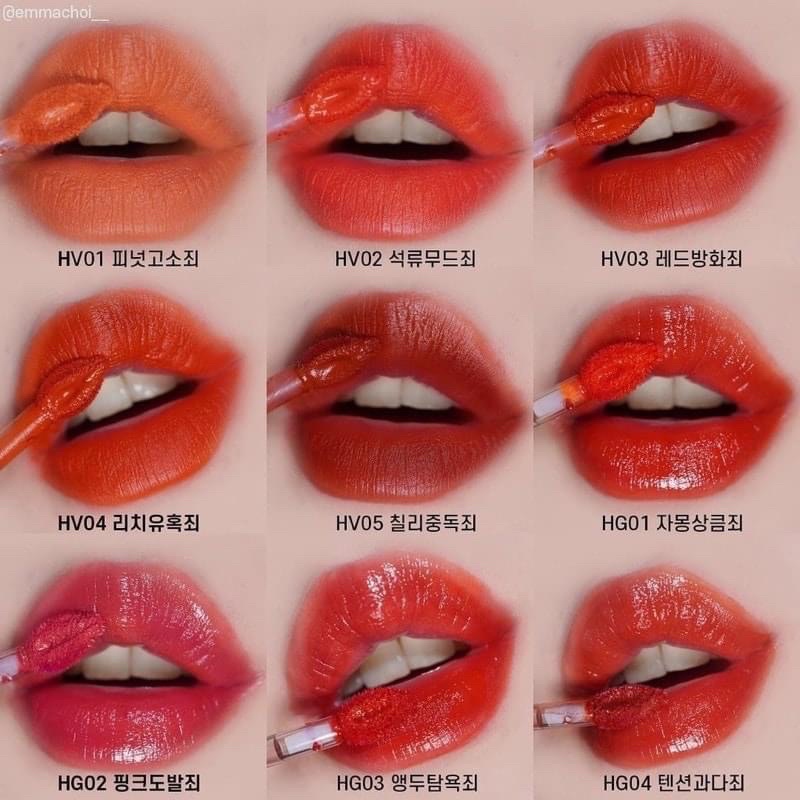 Son Lì Mịn Mượt Nhẹ Môi Black Rouge Half N Half Water Velvet 3.5g