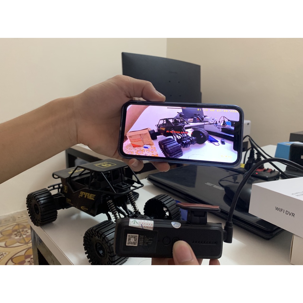 Camera hành trình VIETCAR V8 kết nối điện thoại và màn android