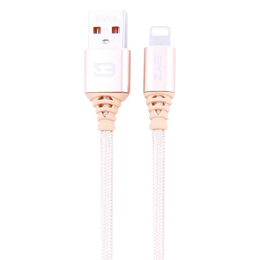 Dây Sạc Dù BZY 909I Dây Dài 3 Mét, Hỗ Trợ Sạc Nhanh Chính Hãng BYZ Siêu Bền, Chống Đứt Gãy Sạc. Bảo Hành 12 Tháng