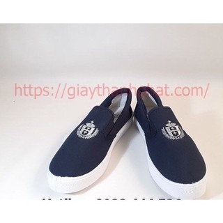 giày vải XP xanh nam không dây