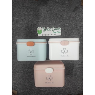 [CHÍNH HÃNG] Hộp đựng thuốc, tủ thuốc 2 tầng  đa năng cho bé & gia đình