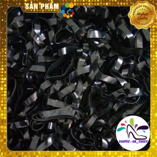 Gói chun buộc tóc 1K màu đen siêu dai