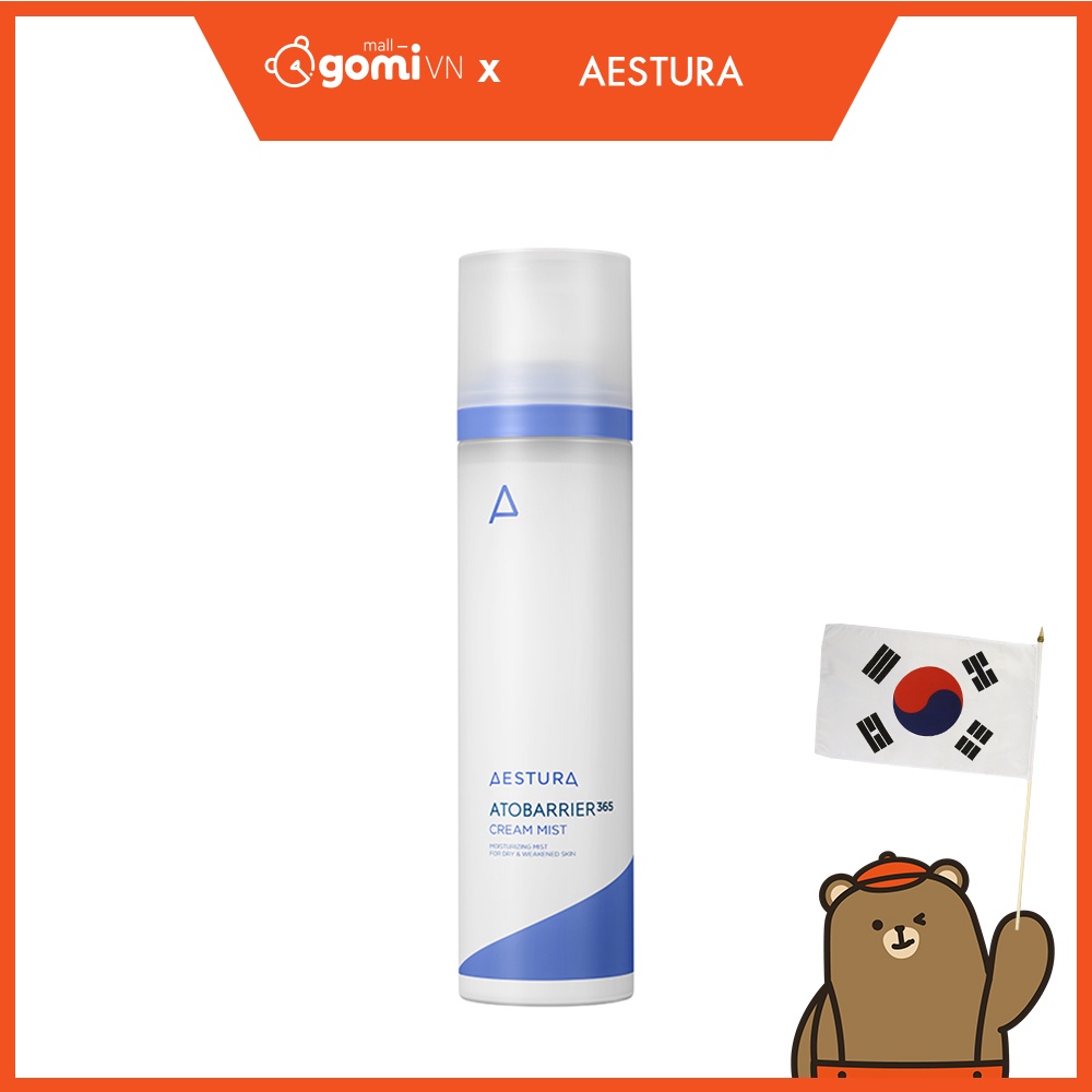 Xịt Khoáng Cấp Ẩm Dưỡng Da Aestura Atobarrier365 Cream Mist 120ml GomiMall