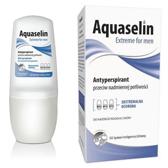 Lăn Khử Mùi Cho Nam Aquaselin Extreme For Men 50ml - Ngăn Tiết Mồ Hôi Hiệu Quả, Khử Mùi Hôi Triệt Để