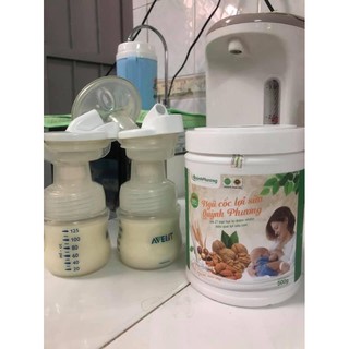 Ngũ cốc lợi sữa Quỳnh Phương 27 loại hạt, sữa nhiều và đặc bé lên cân nhanh, mẹ đẹp da giữ dáng