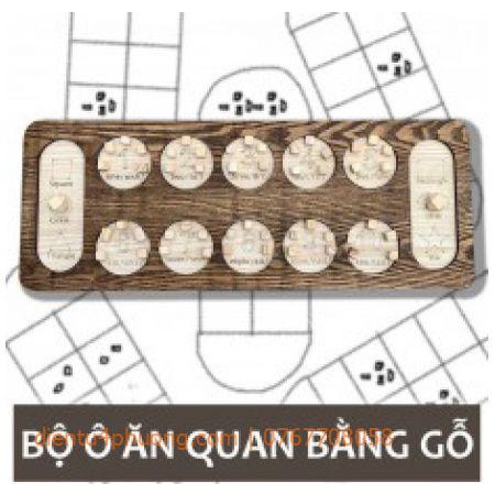 TRÒ CHƠI Ô ĂN QUAN BẰNG GỖ