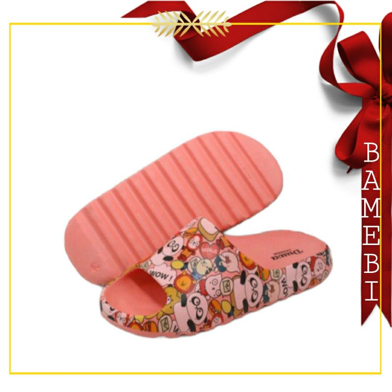 🥖 Dép bánh mì 🥖 hoạt hình cute siêu nhẹ màu hồng, vàng, xanh lá, kem - DH097-6